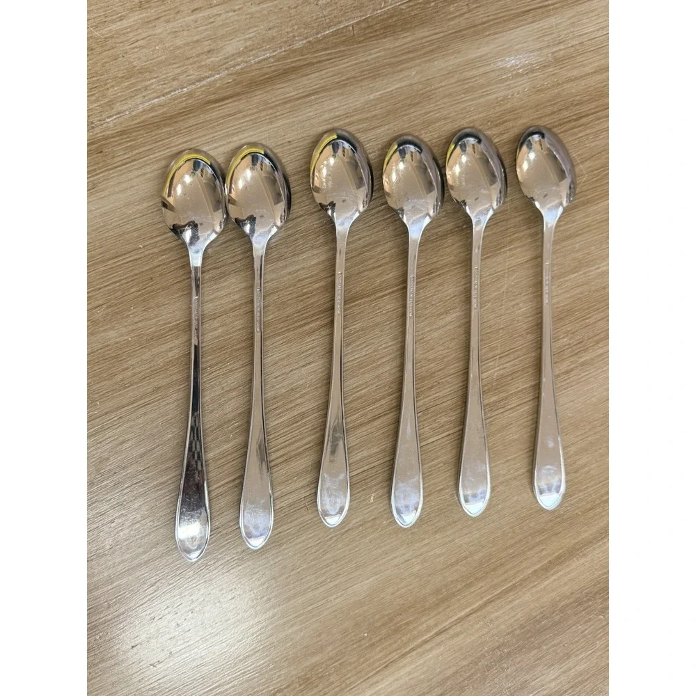 Gorham Georgetown NEW Stainless 18/8  Japan (6) Ice Teaspoons 7 3/4
